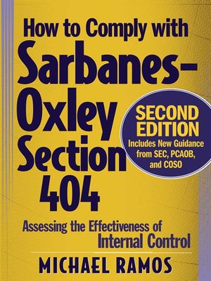 cover image of How to Comply with Sarbanes-Oxley Section 404